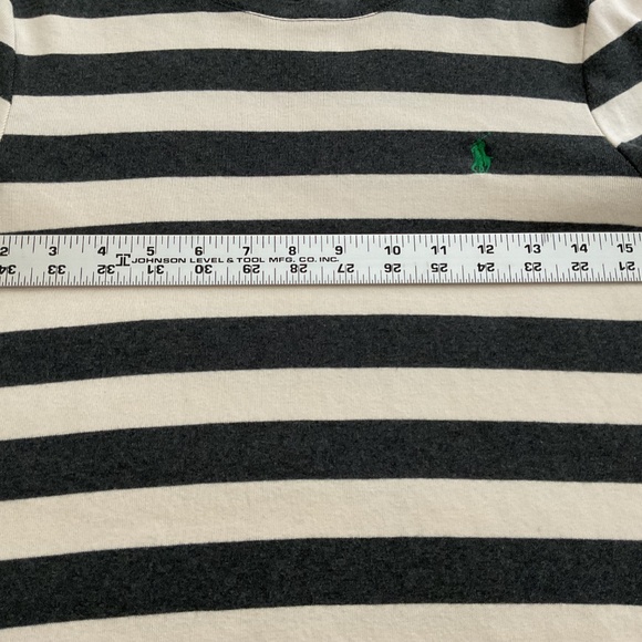Vintage Ralph Lauren Sport T Shirt grey and cream - Picture 4 of 5